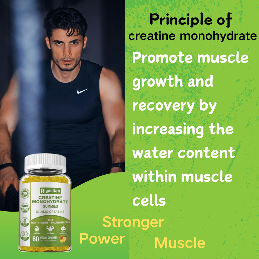 Nutrition panel highlighting 5 g of creatine per serving