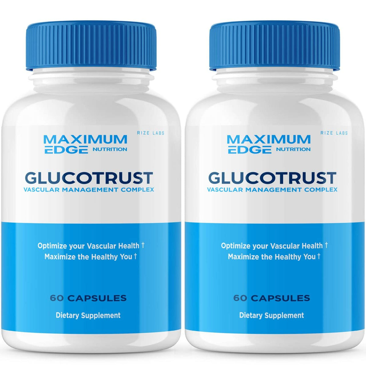 Rize Labs Glucotrust Capsules bottle - Advanced Balance Max Formula (120 capsules)