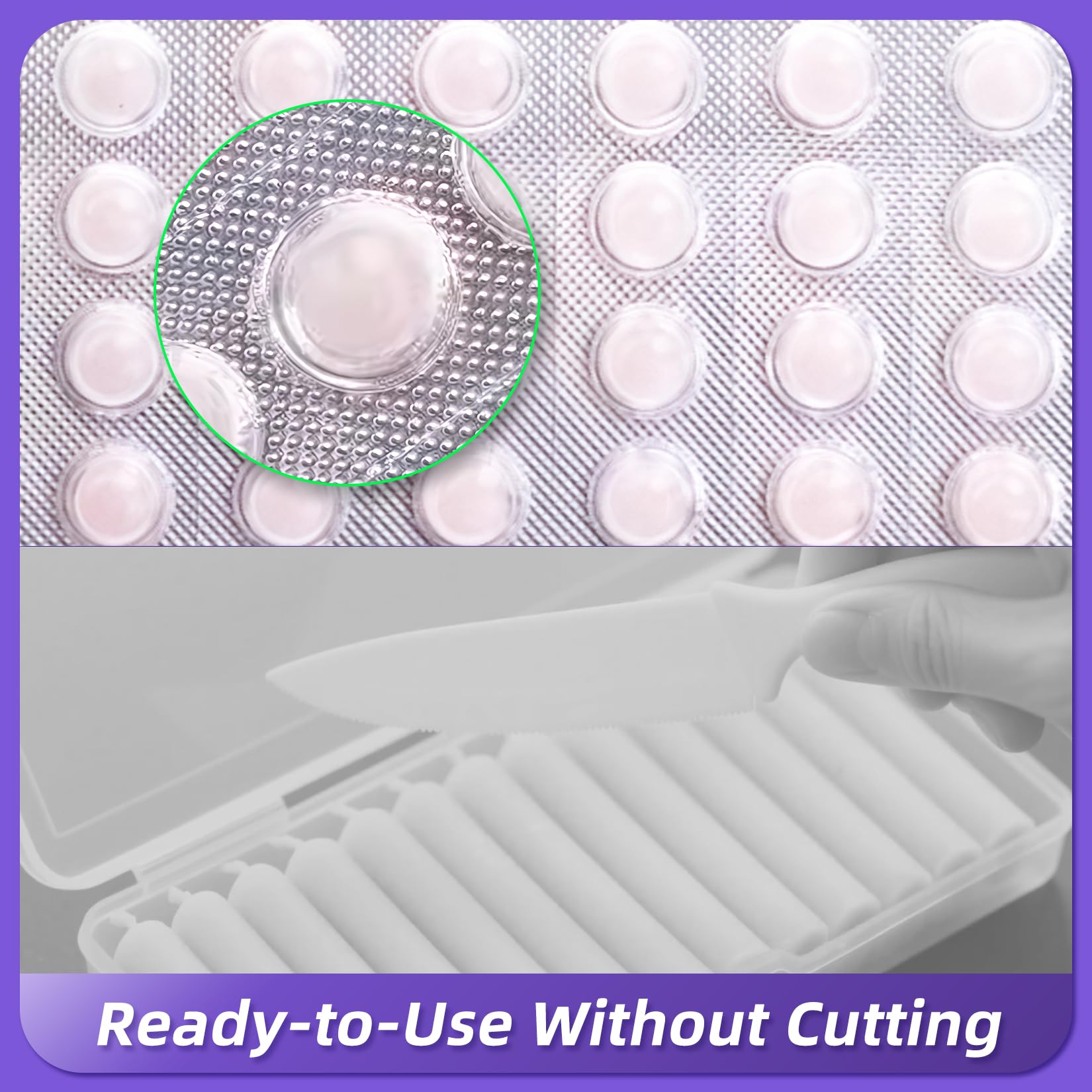 Strawberry-flavored Rizuko orthodontic wax dots for braces