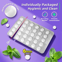 Individually wrapped orthodontic wax dots for braces