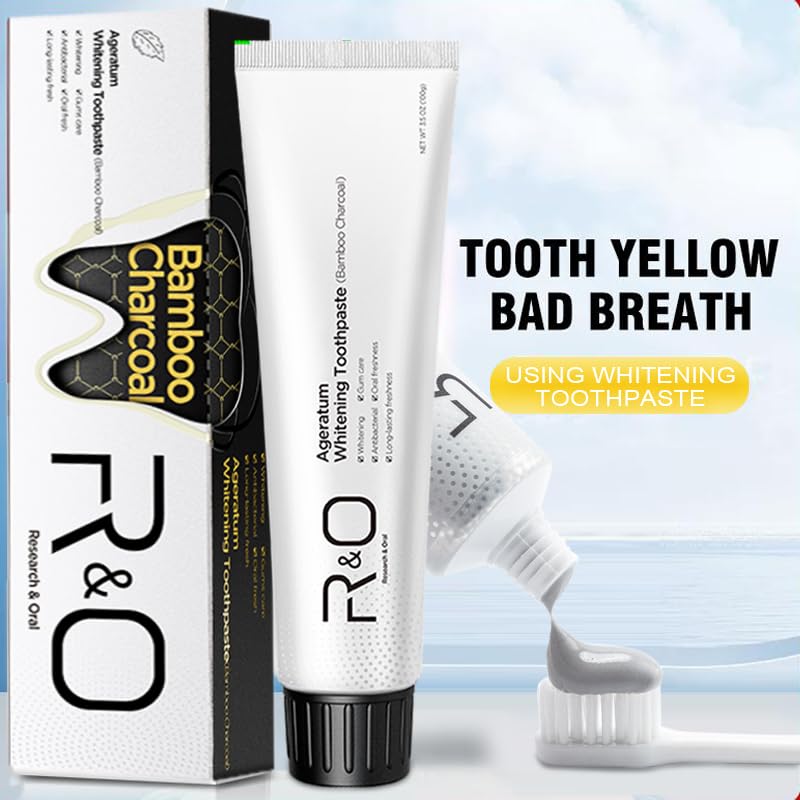 Clean, fresh breath concept with toothpaste