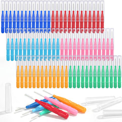 ROADPLUM 120Pcs Interdental Brushes set in six colors