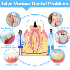Interdental brushes for braces and gaps with 3 sizes