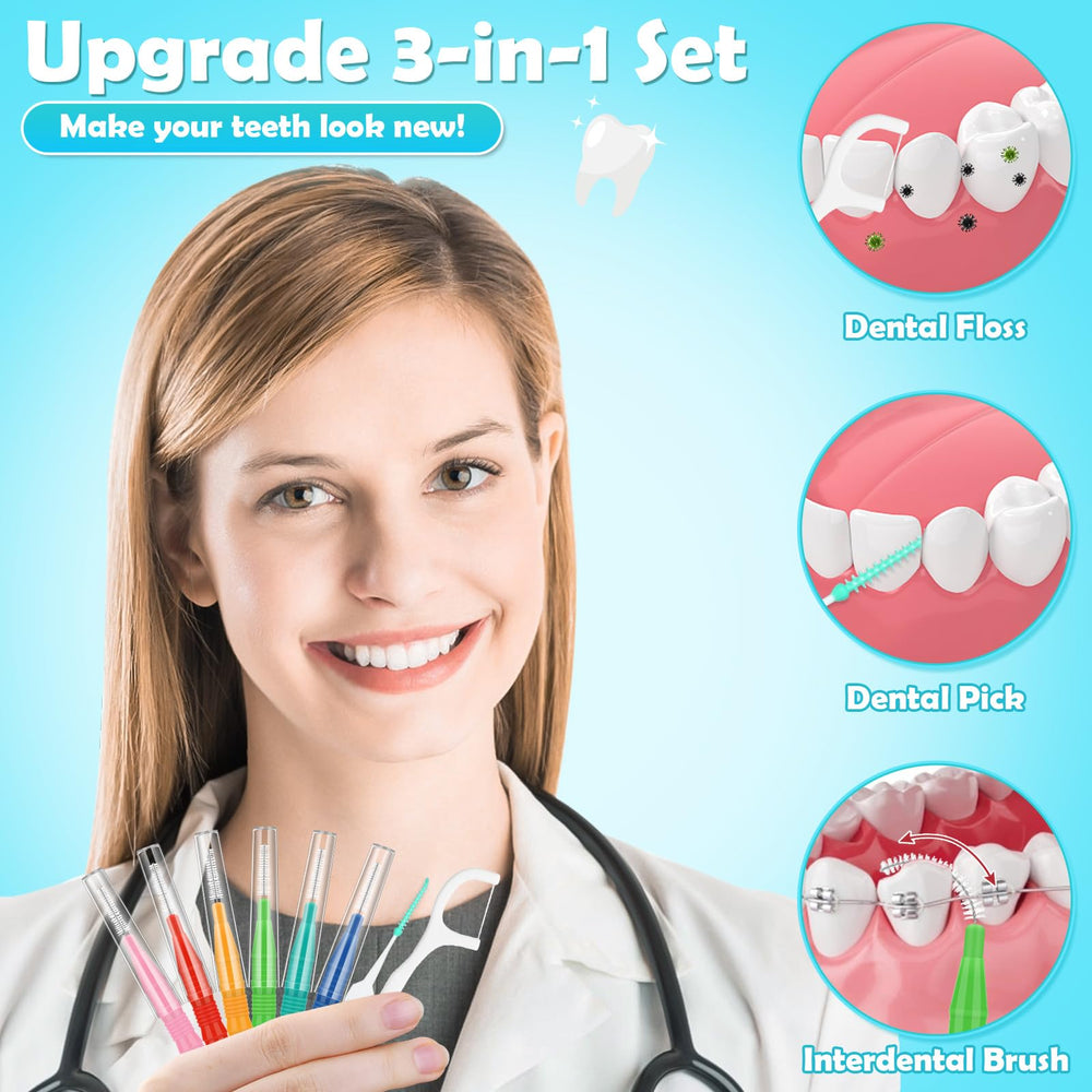 360-degree rotating gum soft brush head for comprehensive cleaning