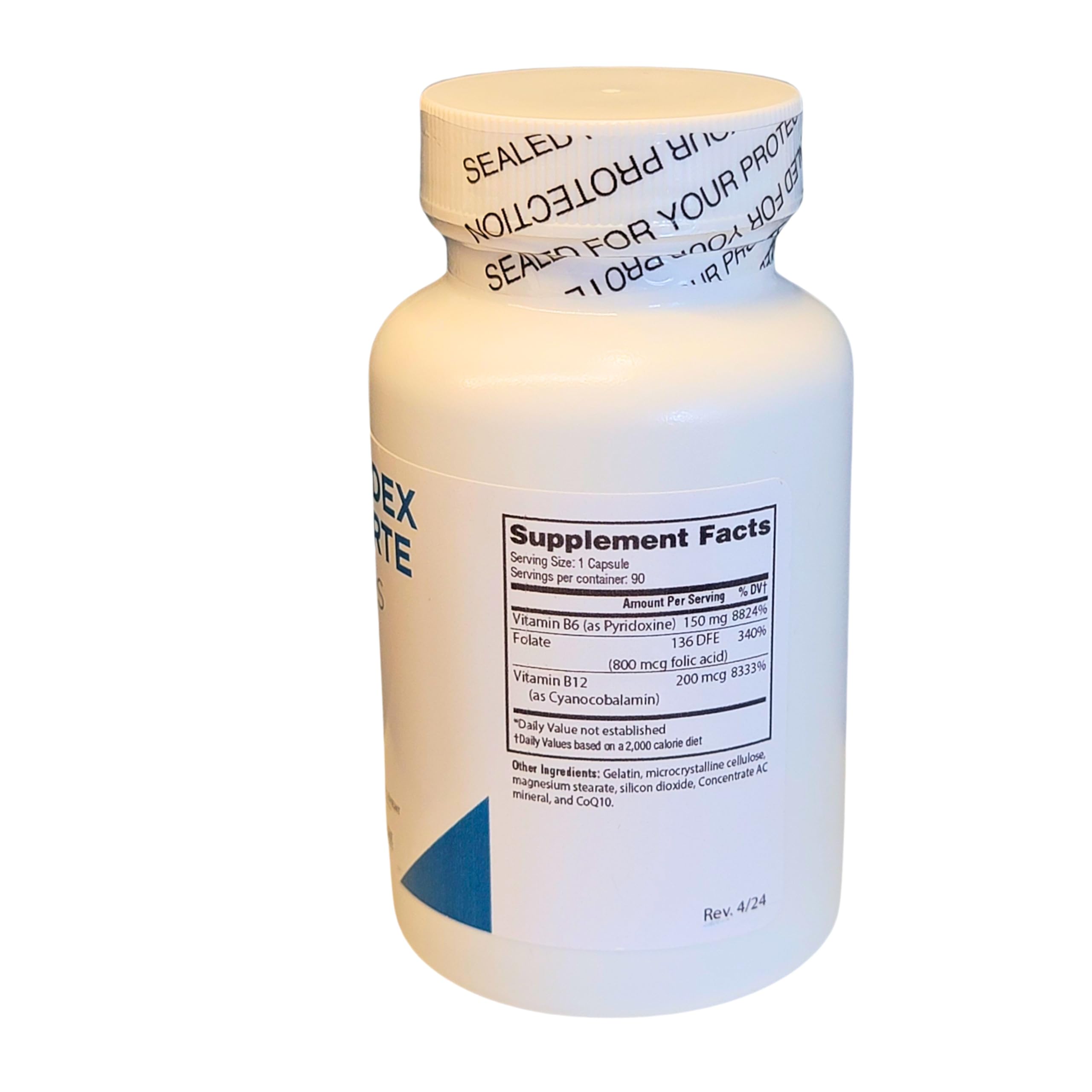 Rodex Forte 150 mg, 90 capsules label