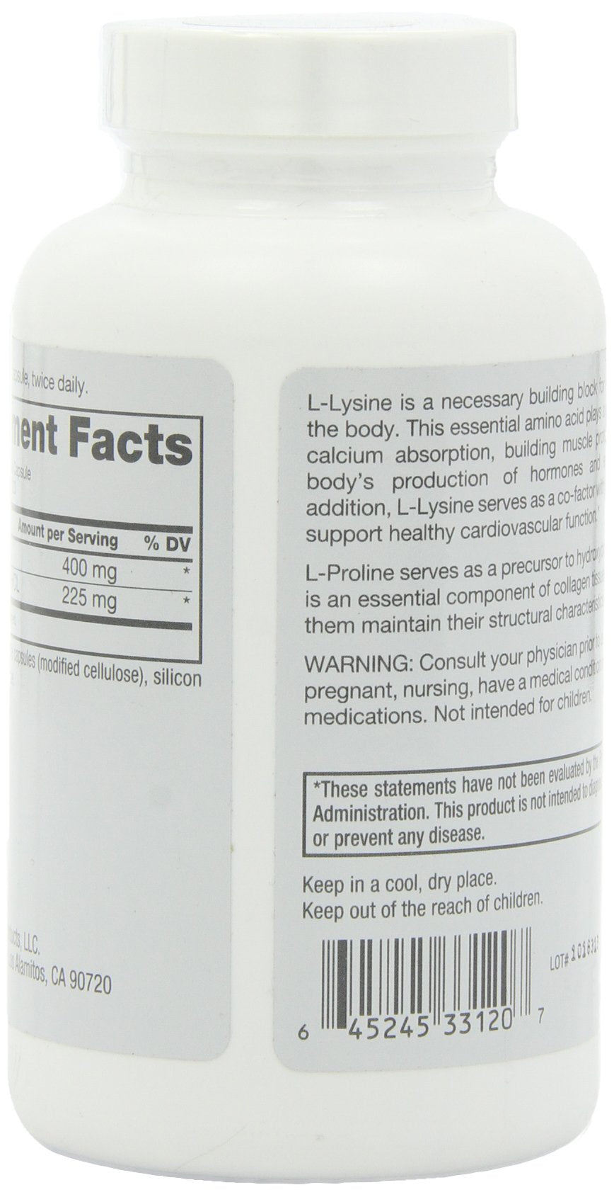 Capsules of Roex L-Lysine & L-Proline