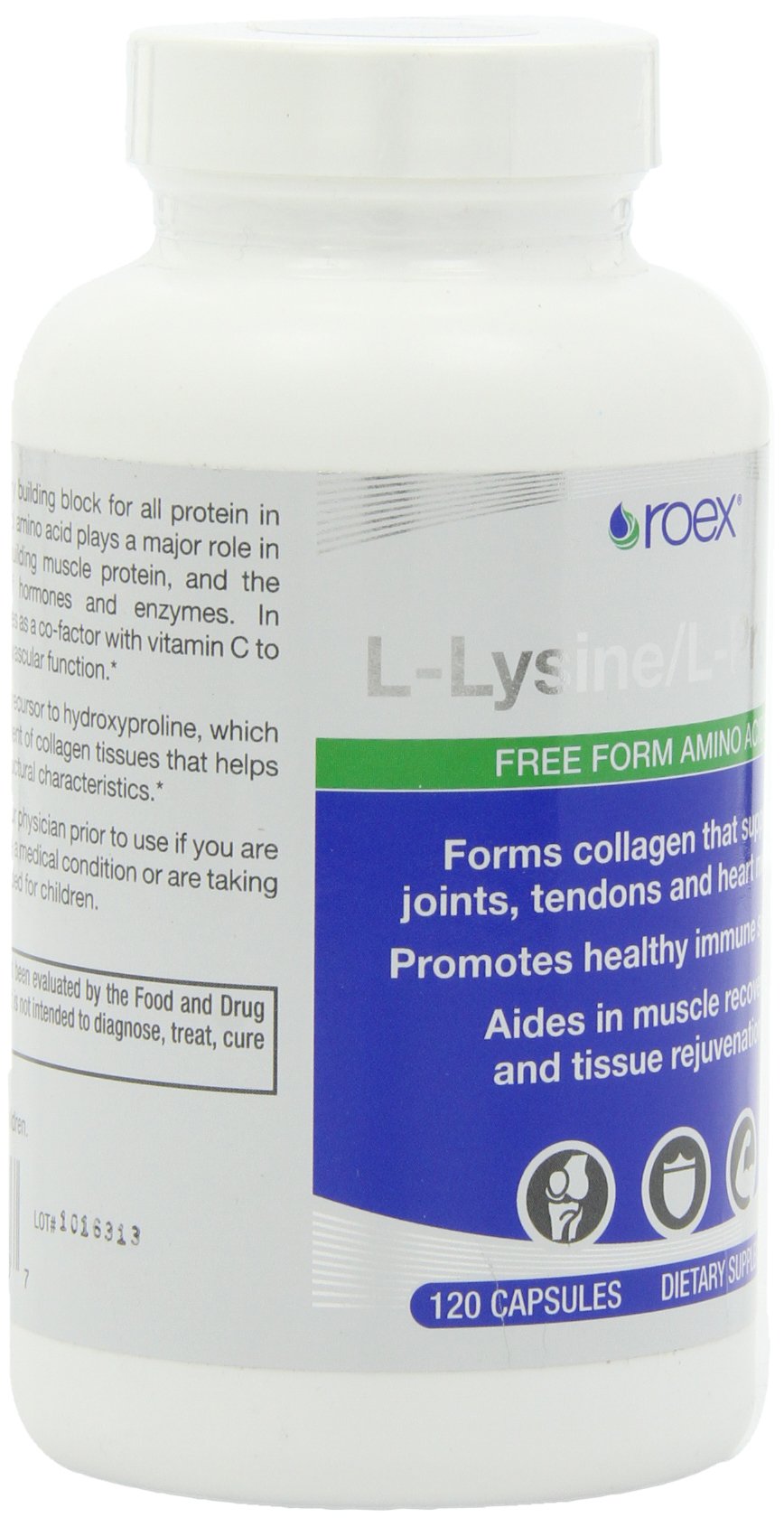 Roex Lysine Proline packaging and box