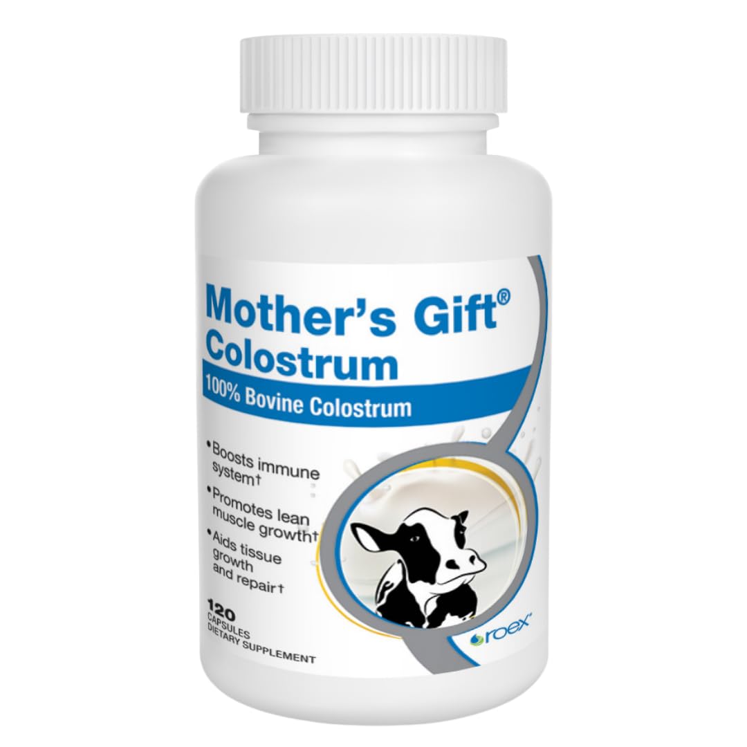 Roex Mother's Colostrum Capsule bottle – front view