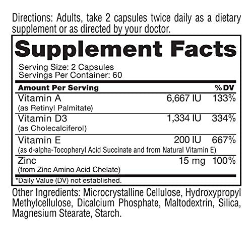 Roex Vitamin A and D Plus E product branding and logo