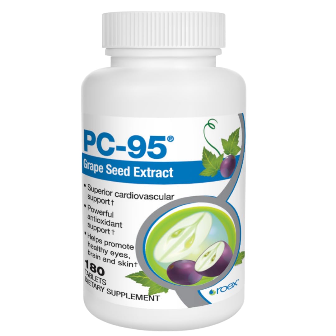 Roex PC-95 grape seed extract bottle front view