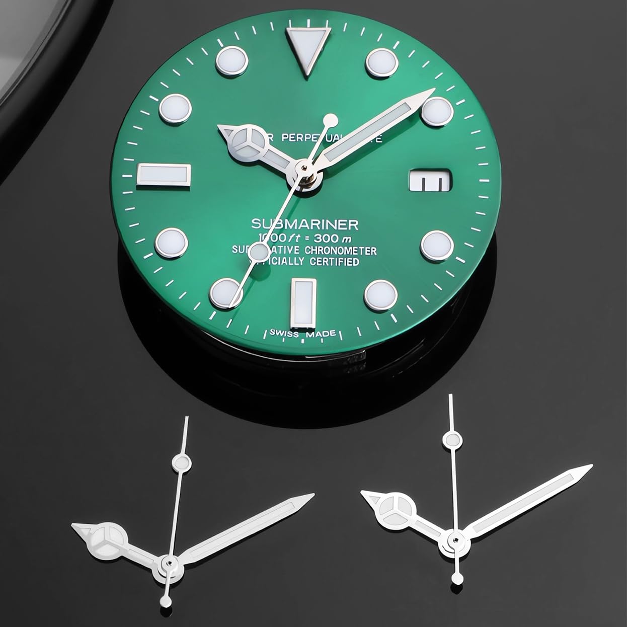 Included: 1 set of 3 silver watch hands
