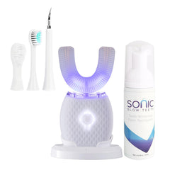 RONGCHUANG Ultrasonic Toothbrush for Adults - white main body