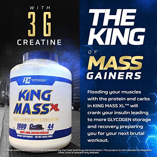 Creatine and glutamine included in King Mass XL