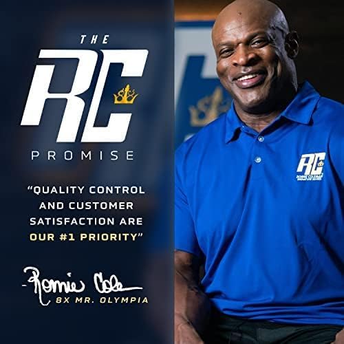 Ronnie Coleman King Mass XL scoop beside powder for convenient mixing