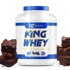 Ronnie Coleman Signature Series whey powder scoop shows high protein for lean muscle