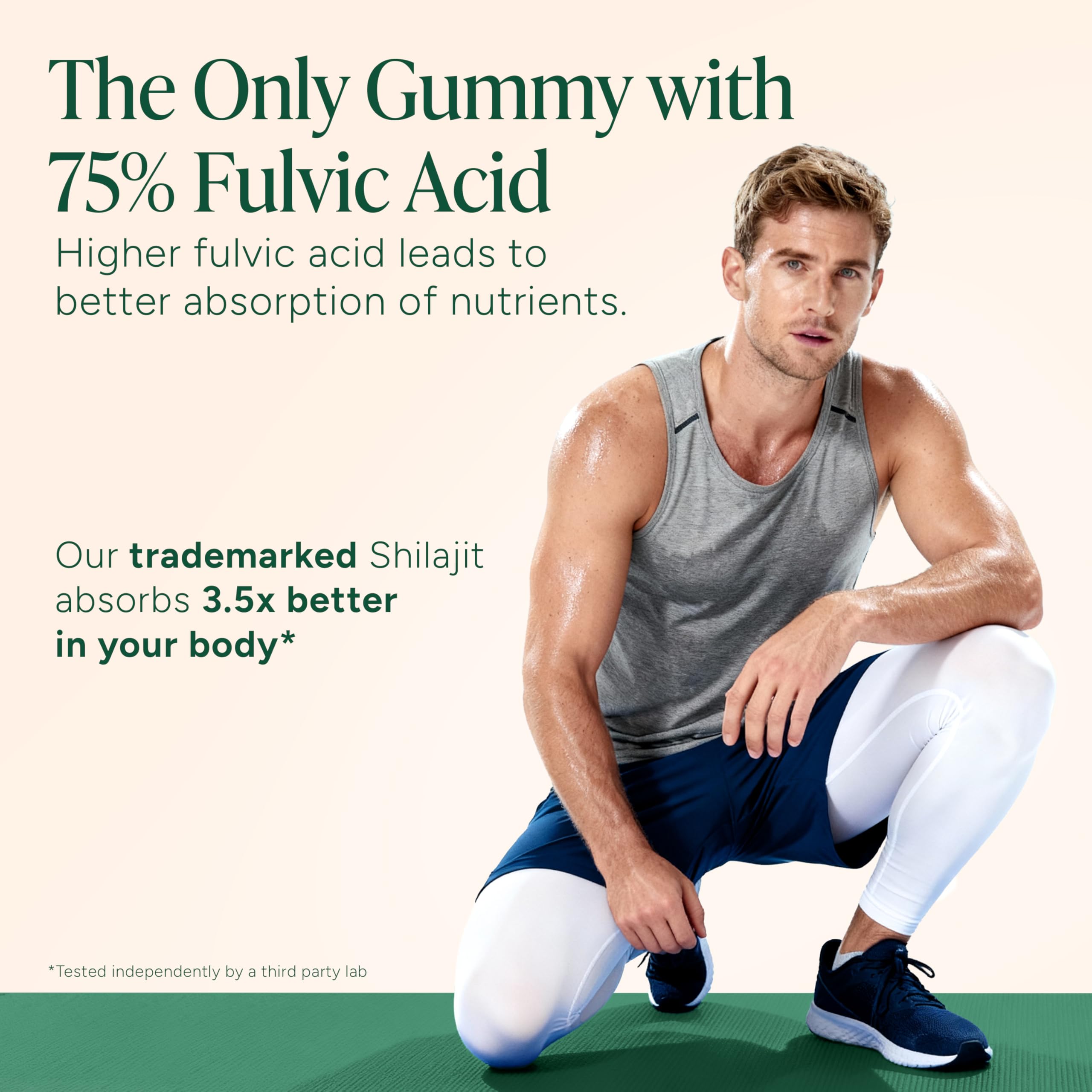 Third-party lab COA sheet for purity testing