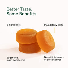 Individually wrapped gummies for travel