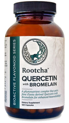 Rootcha Quercetin with Bromelain bottle label