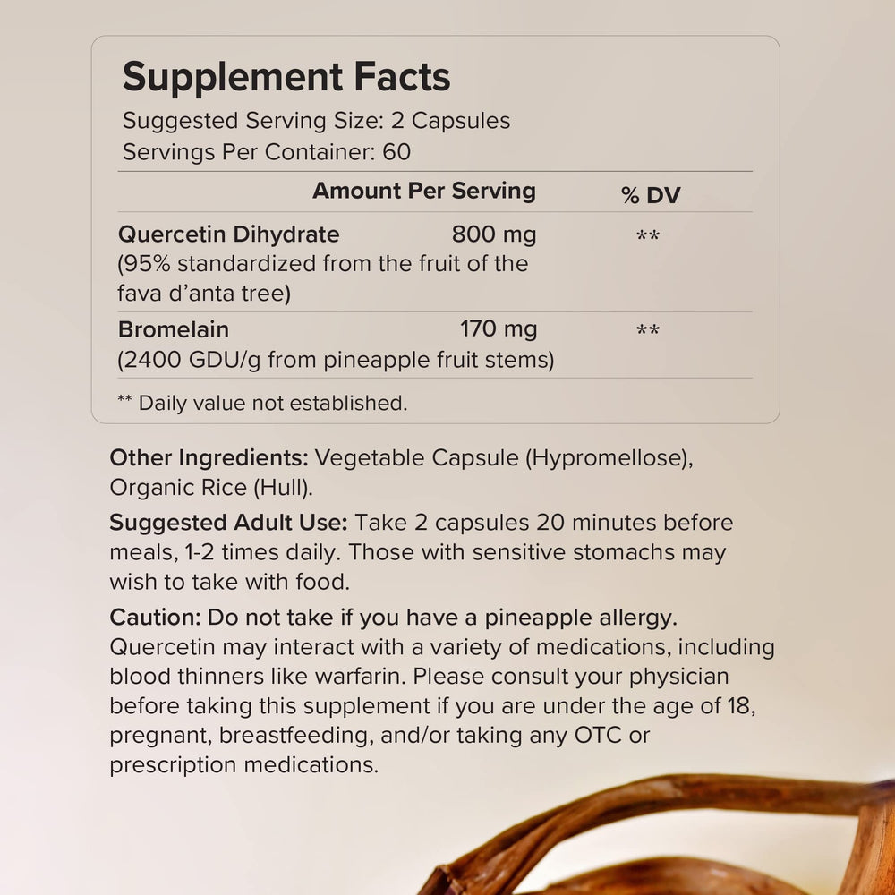 Side view of the bottle with capsules visible