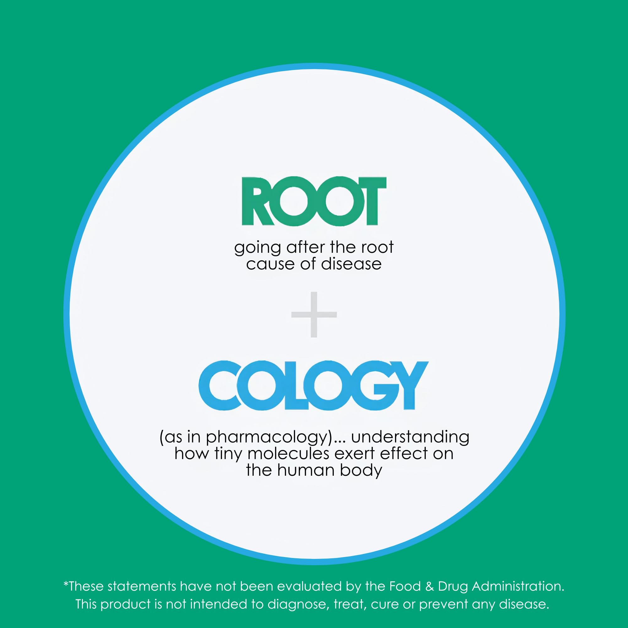 Rootcology bottle with lab equipment indicating third-party testing and purity