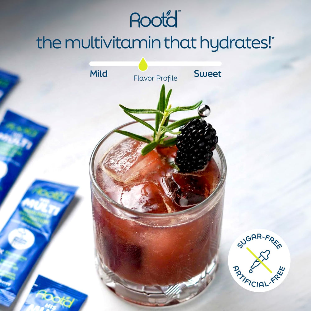 Nine organic superfoods included in Root'd multivitamin powder