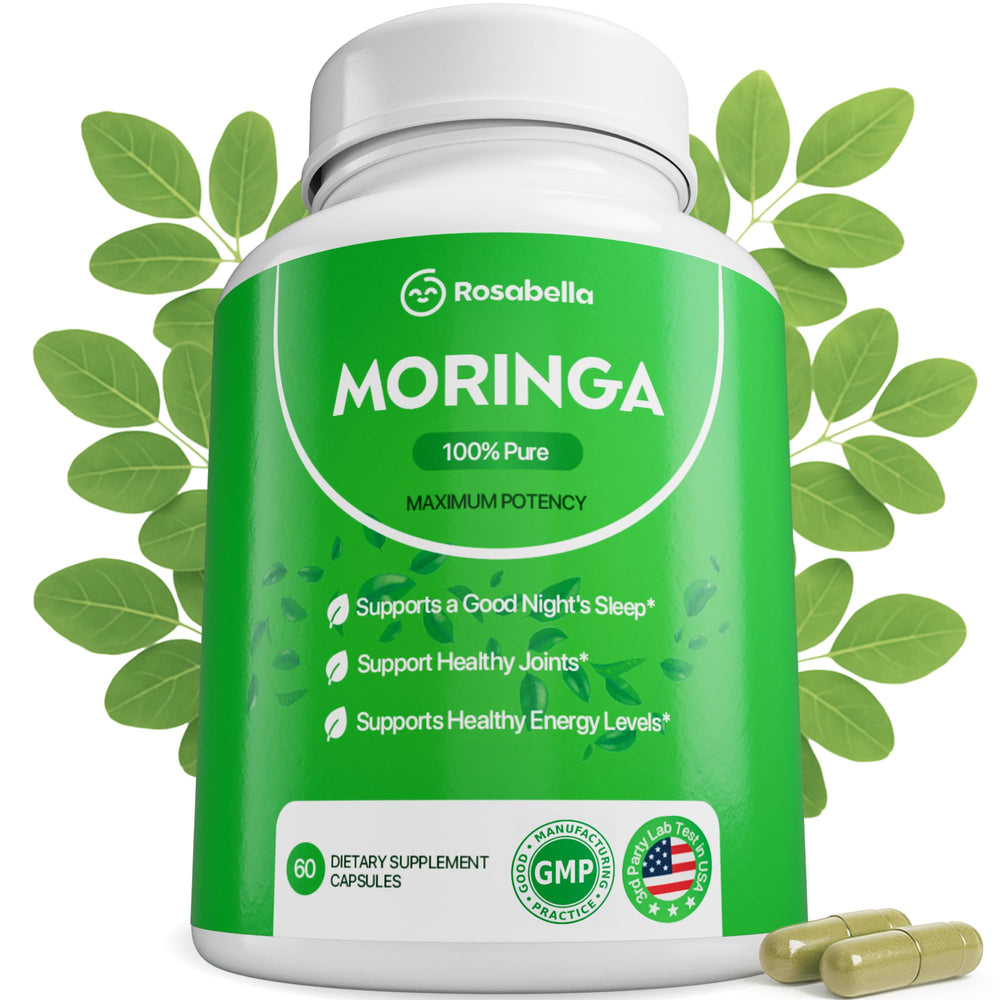 Rosabella Moringa Capsules bottle – 60 count