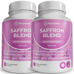 Rosabella Saffron Blend bottle label