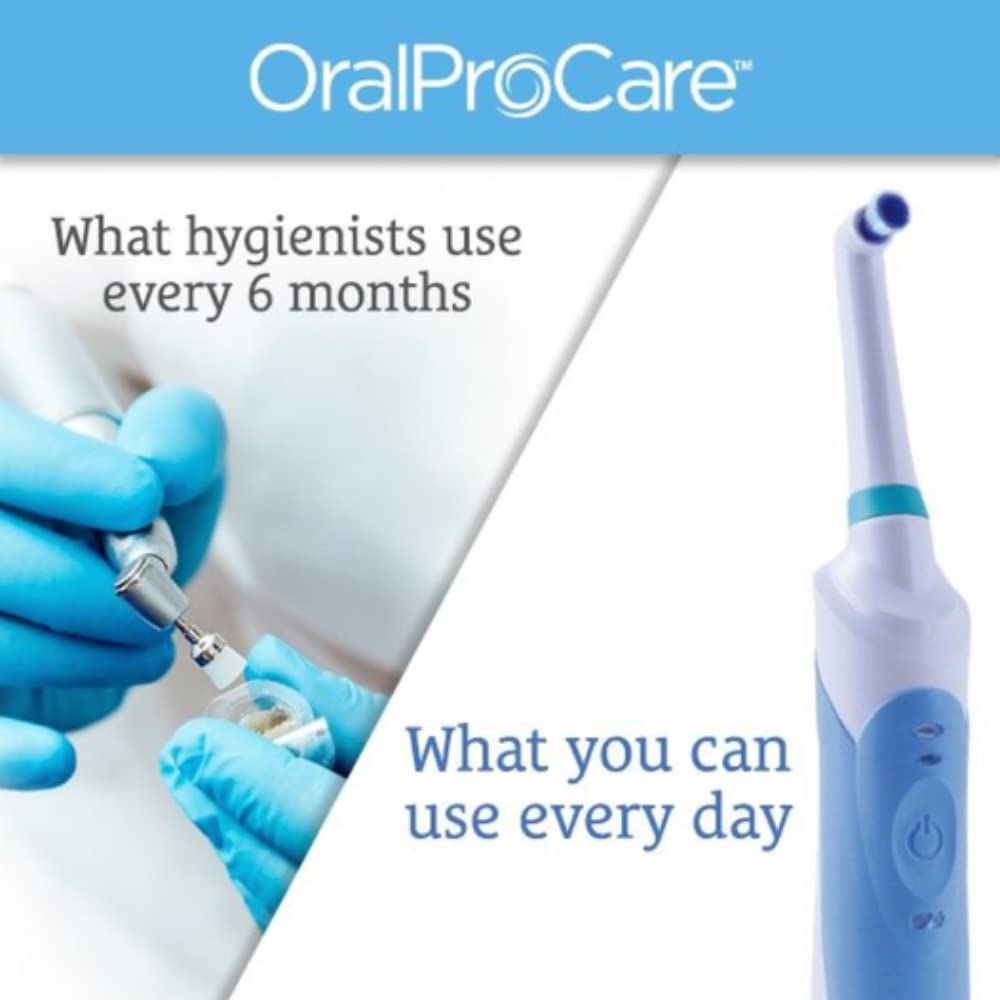 Built-in brushing timer on ROTADENT PROCARE