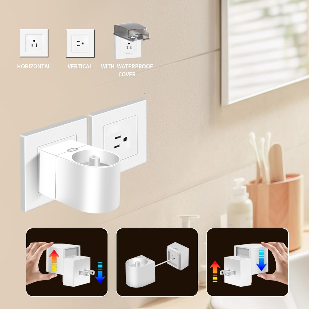 Rotatable plug assembly for flexible outlet orientation