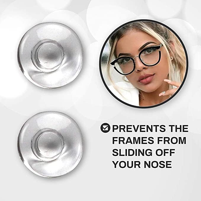 Round 9mm nose pads for eyeglasses