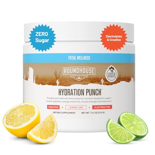 Roundhouse Provision Electrolyte Hydration Punch Lemon Lime 30-Serving canister