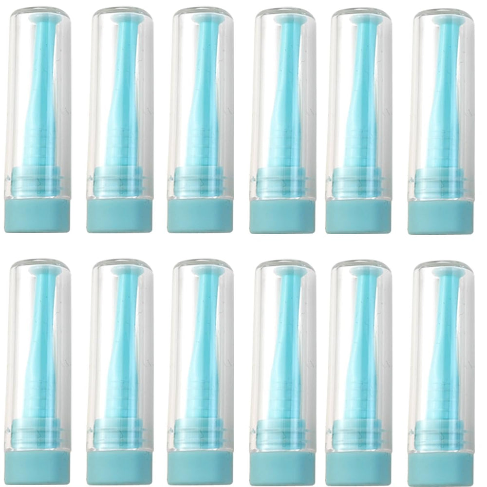ROYHOO 15Pcs hard contact lens remover plunger inserter green color