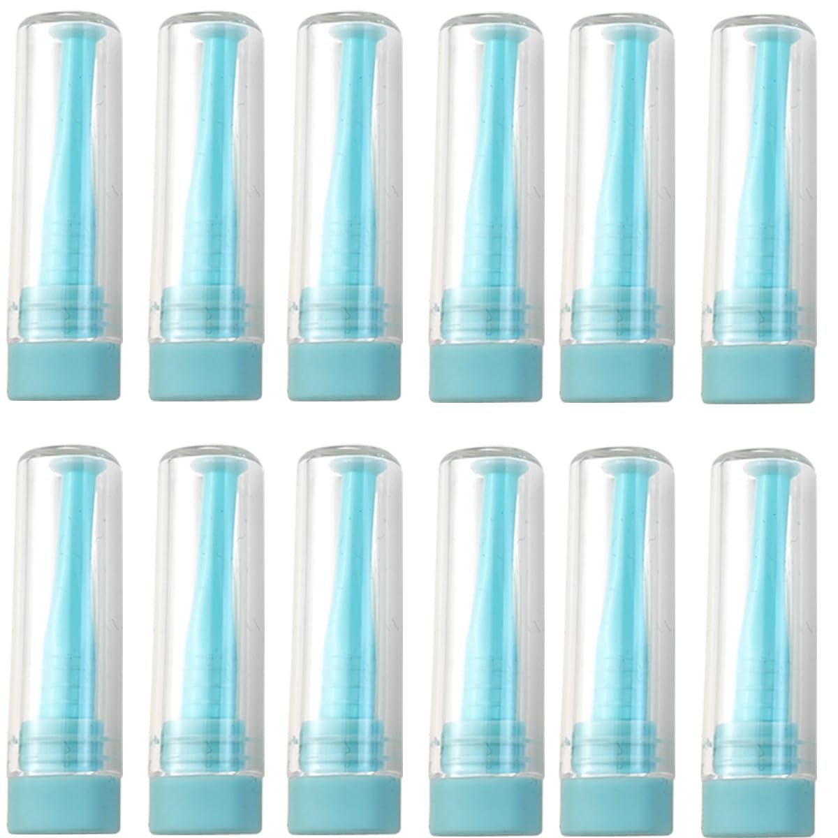 ROYHOO 15Pcs hard contact lens remover plunger inserter green color