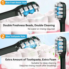 Toothpick and flosser integrated into the mini toothbrush