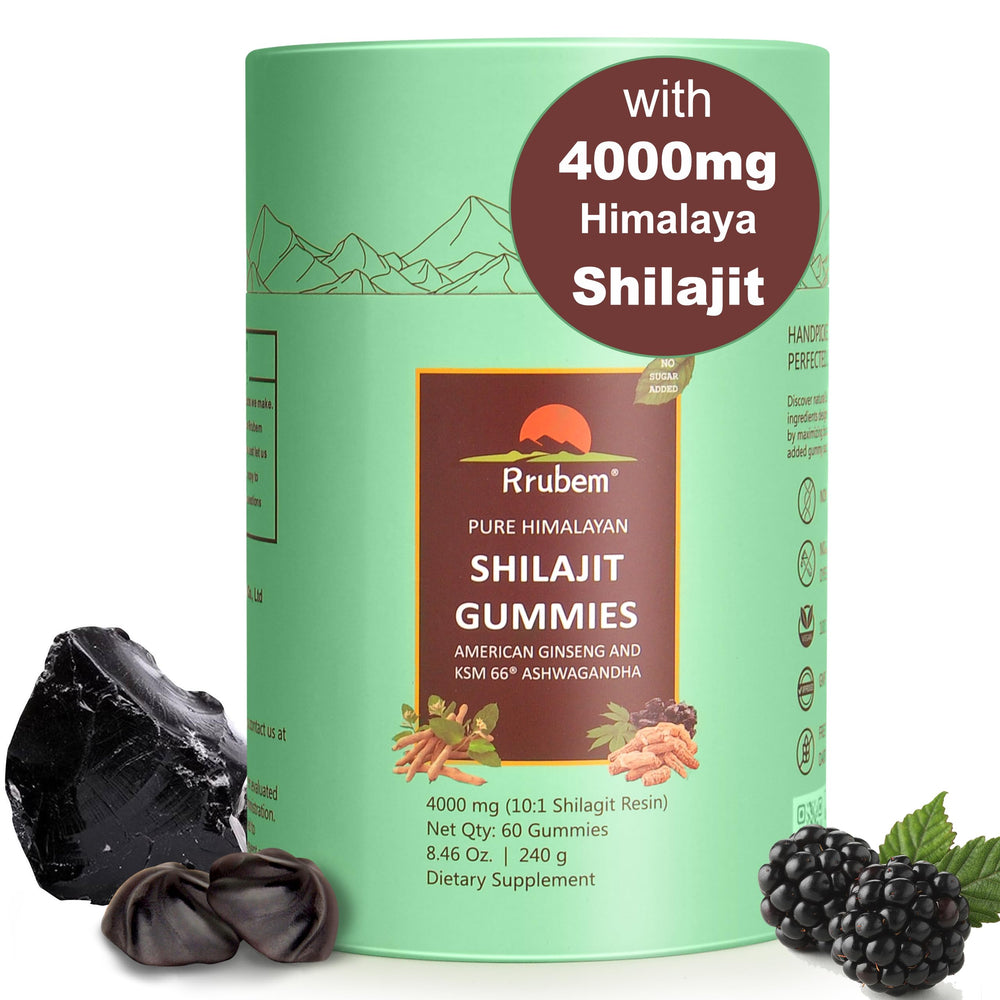 Main product image of Rrubem Shilajit Gummies Blackberry flavor
