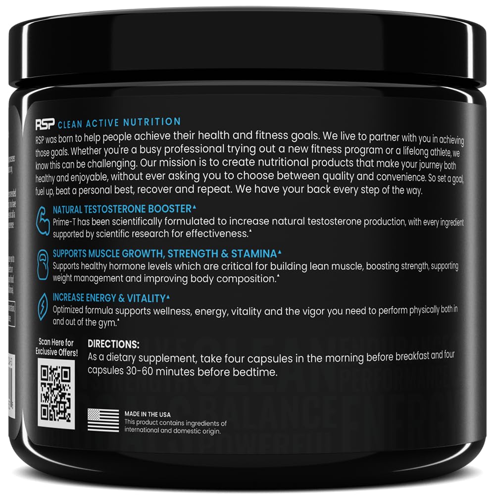 D-Aspartic Acid and Fenugreek as key ingredients