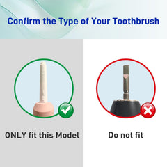 Close-up of round-ended soft bristles for gentle cleaning