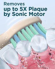 Eight replacement brush heads including two sensitive heads