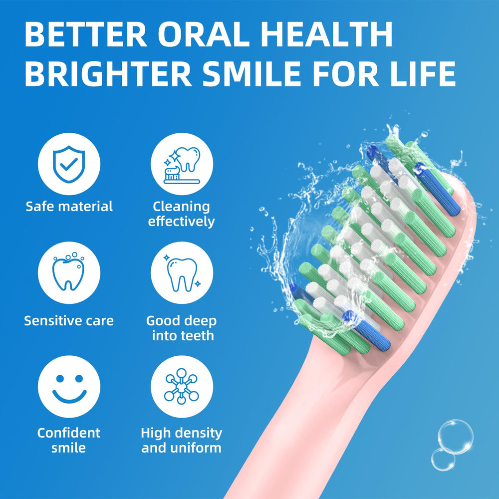 Open pack of 10 pink Rtauys M5 replacement heads