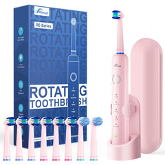 Rtauys R6 rotating electric toothbrush with handle