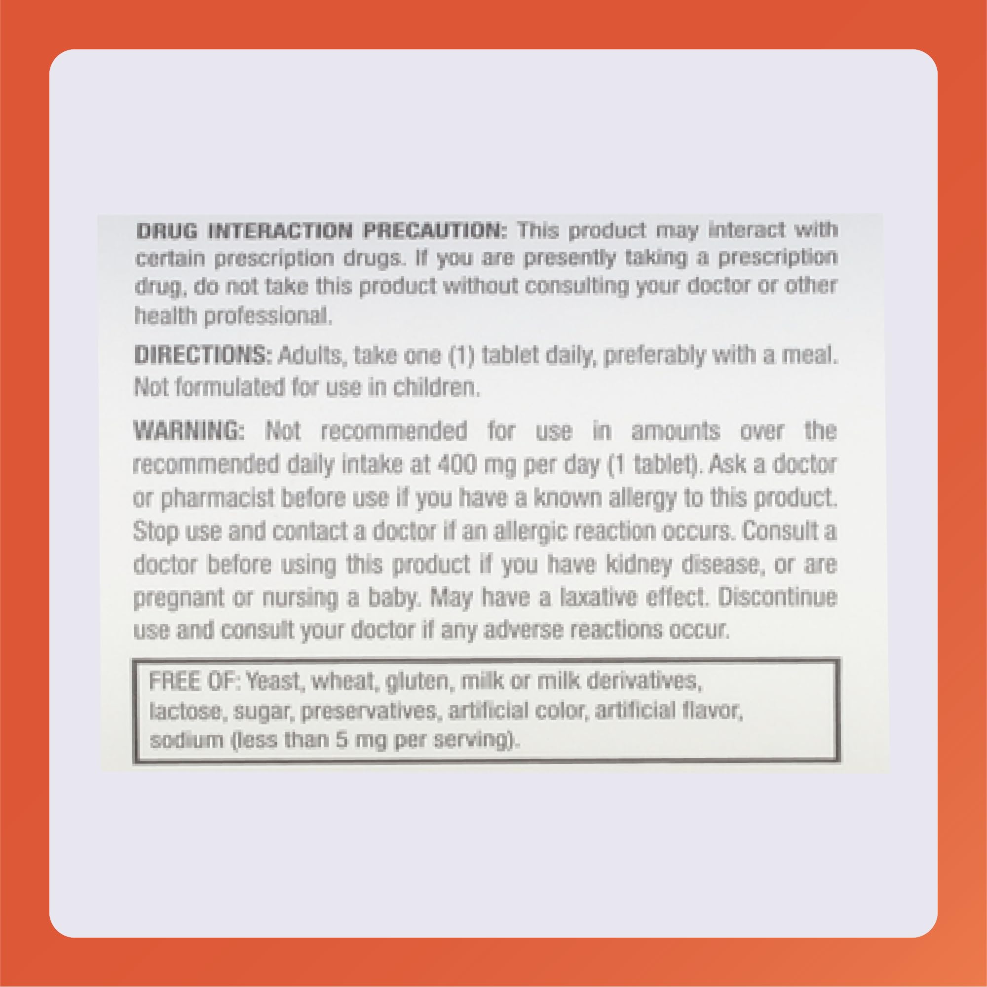 Three-pack packaging of Rugby Magnesium Oxide 400 mg tablets