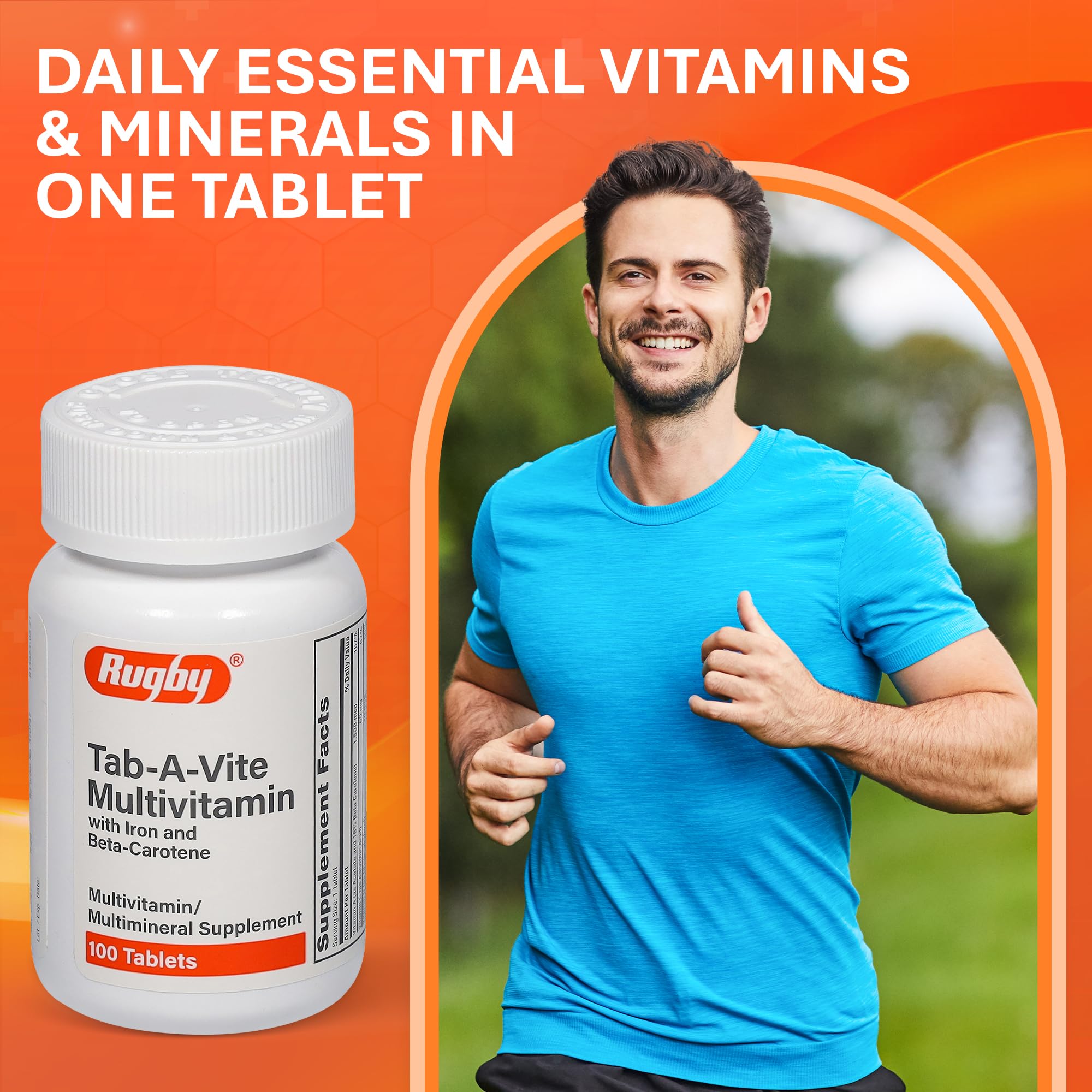 Beta-carotene and vitamin icons representing eye and skin health