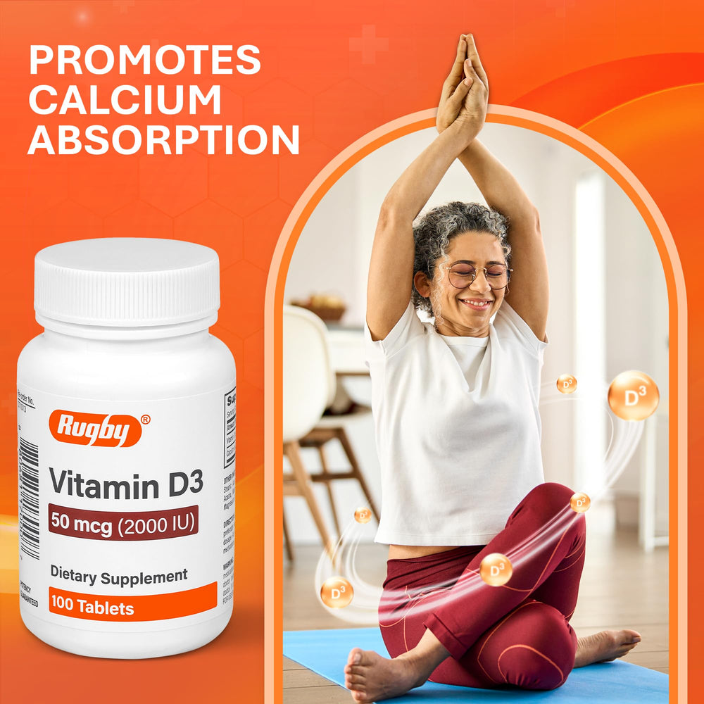 Packaging details showing Vitamin D3 and calcium content