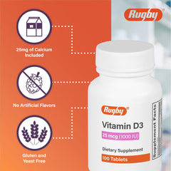 Supplement ingredients showing vitamin D3 and calcium carbonate