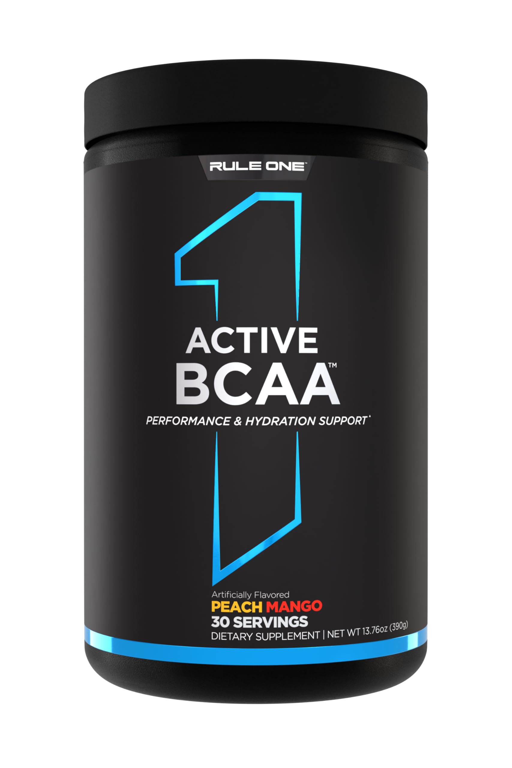 Hero image of Rule 1 Active BCAA Peach Mango with 30 servings