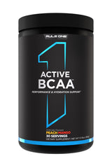 Hero image of Rule 1 Active BCAA Peach Mango with 30 servings