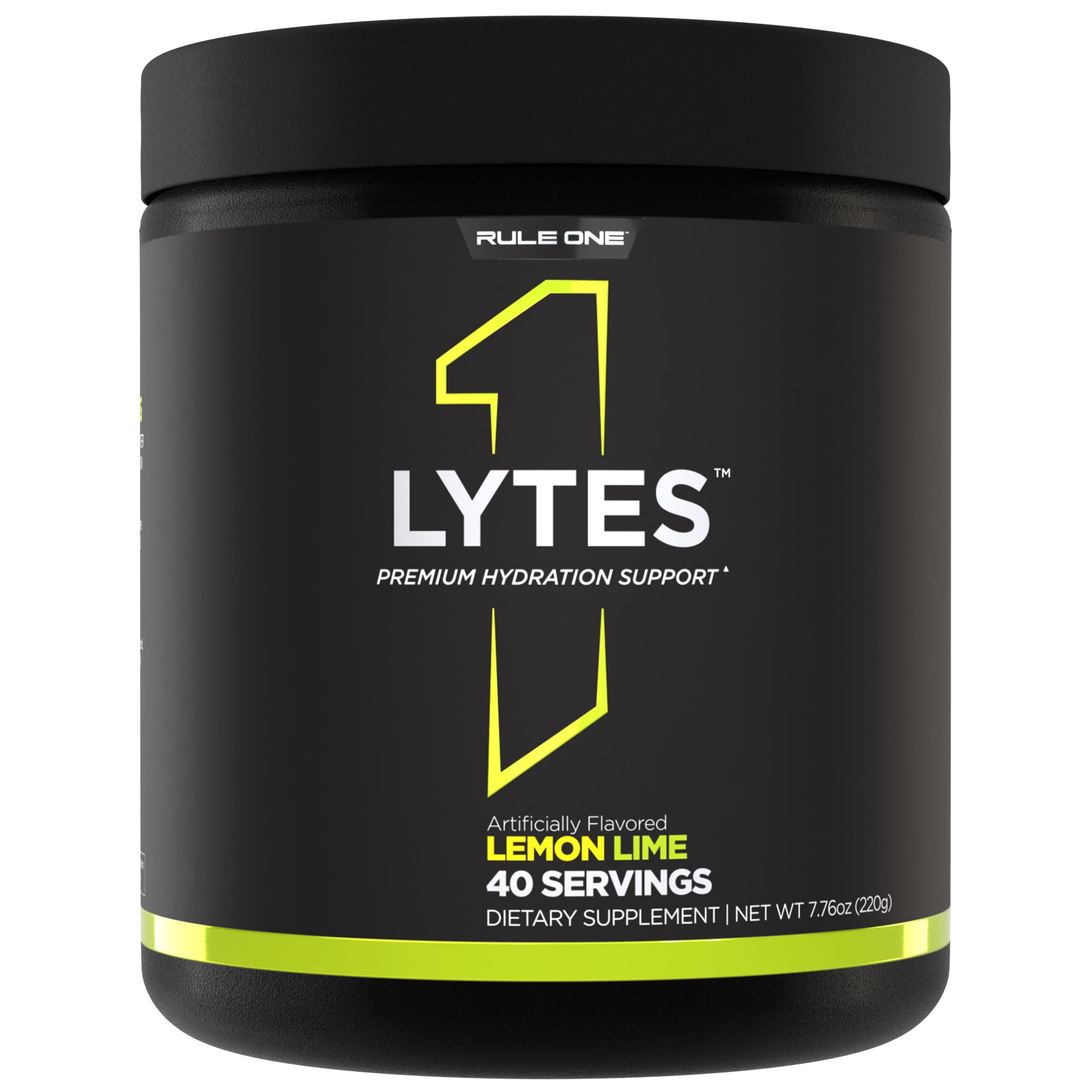Rule 1 Lytes bottle pour demonstrates lemon-lime hydration.