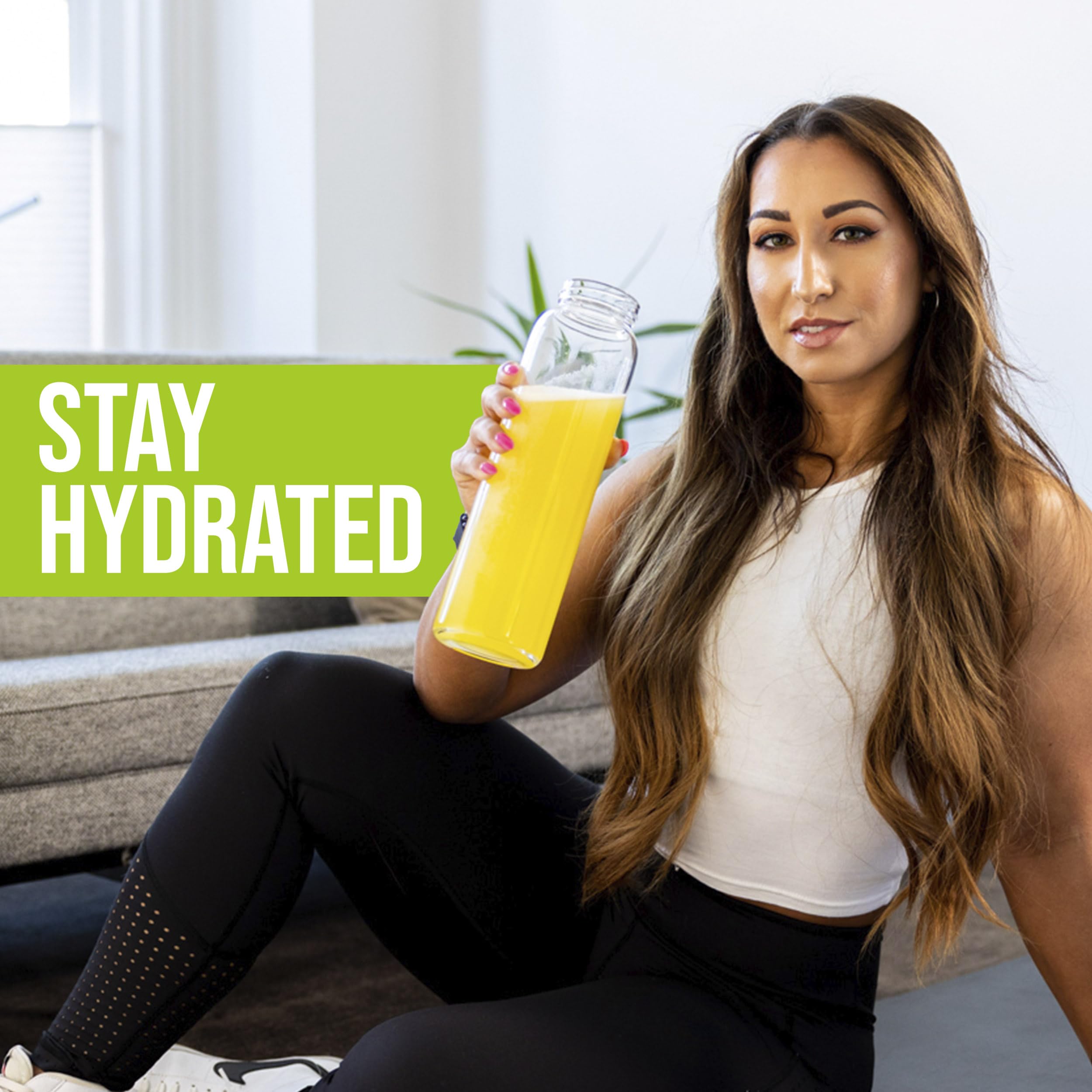 Rule 1 Lytes coconut-water powder visual suggesting natural hydration benefits.