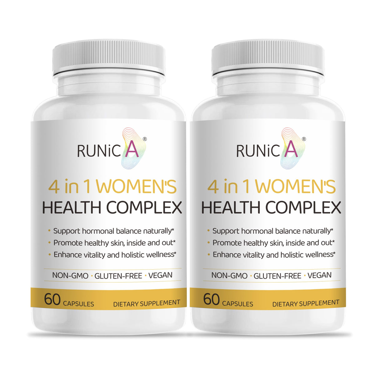Runica 4-in-1 Womens Hormonal Balance supplement hero image