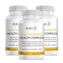 RUNICA 4-in-1 hormonal balance bottle front label